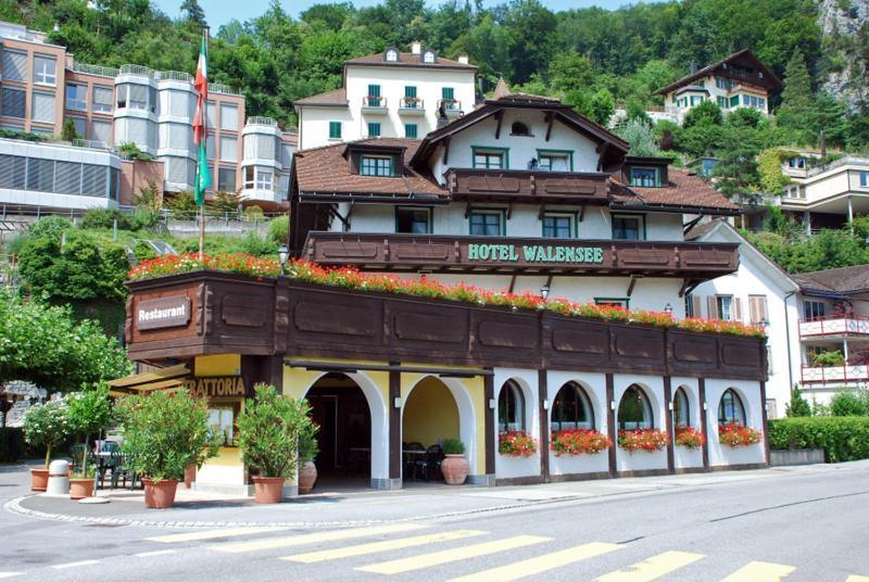 Hotel Walensee Trattoria Weesen Exteriör bild